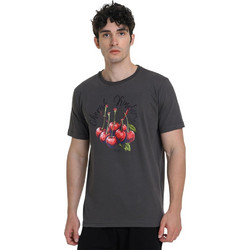 Target Cherries Ανδρικό Αθλητικό T-Shirt Ανθρακί S25-57000-24