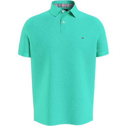 Tommy Hilfiger Ανδρική Μπλούζα Polo Κοντομάνικη Τιρκουάζ MW0MW17770-L3L