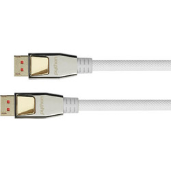 Python Καλώδιο DisplayPort 1.4 to DisplayPort Male Braided 5m White GC-M0215