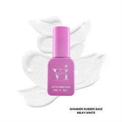 Mixcoco Beauty VI Milky White Rubber Base Ημιμόνιμο Βερνίκι Νυχιών 15ml
