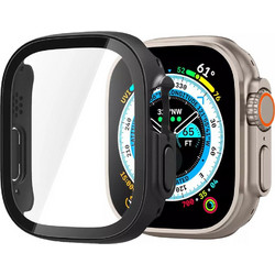 Spigen Thin Fit 360 Πλαστική Θήκη με Προστασία Οθόνης για Apple Watch Ultra 49mm Μαύρη
