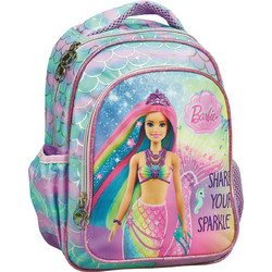 Gim Barbie Fantasy Σχολική Τσάντα Πλάτης Νηπιαγωγείου Πολύχρωμη 349-91054