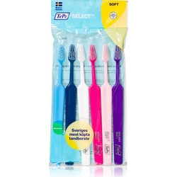 Tepe Select Soft Οδοντόβουρτσες 6τμχ Γαλάζια Μπλε Λευκή Φούξια Ροζ Μωβ