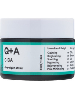 Q+A Cica Overnight Κρεμώδης Μάσκα Προσώπου για Ενυδάτωση 50gr
