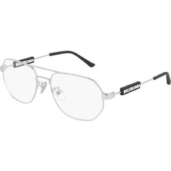 Balenciaga BB0117O 002 Ανδρικός Σκελετός Γυαλιών Οράσεως Μεταλλικός Ασημί