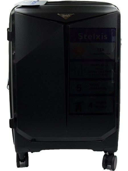 Stelxis Mars ST555 Βαλίτσα Μεσαία 65x46x28cm με 4 Ρόδες Μαύρη