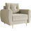 PoliHome Πολυθρόνα Εκρού Dream 162768189