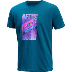 Brille Retro Music Ανδρικό Αθλητικό T-Shirt Πετρόλ SD240923-PET