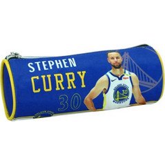 Back Me UP NBA Curry Κασετίνα Βαρελάκι Μπλε 378-10140