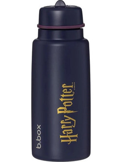 B.Box Harry Potter Παιδικό Παγούρι Θερμός Ανοξείδωτο BPA Free με Καλαμάκι Navy Μπλε 1000ml