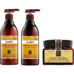 Saryna Key Damage Repair Σετ Περιποίησης Μαλλιών Conditioner 300ml + Μάσκα 300ml + Σαμπουάν 300ml