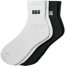 UGG Βαμβακερές Γυναικείες Κάλτσες Μαύρες Λευκές 2Pack 1171623-9171