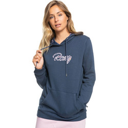 Roxy Right On Time Γυναικείο Φούτερ με Κουκούλα & Τσέπες Navy Μπλε ERJFT04466-BSP0