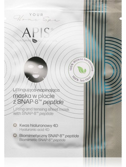 Apis Natural Cosmetics Lifting Peptide SNAP-8 Sheet Μάσκα Προσώπου για Αντιγήρανση με Πεπτίδια 20gr