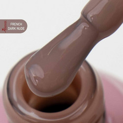 Alezori French Dark Nude Ημιμόνιμο Βερνίκι Νυχιών 15ml