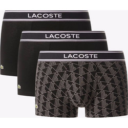 Lacoste Ανδρικά Μποξεράκια Σετ 3Pack Μαύρα 35H4970-031