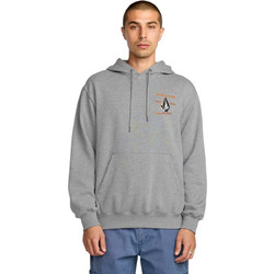Volcom Workwear Ανδρικό Φούτερ με Κουκούλα & Τσέπες Γκρι A4132503-HGR