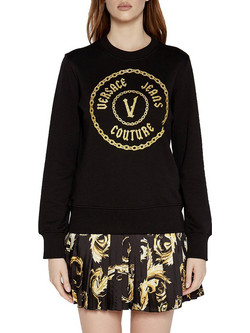 Versace Γυναικείο Φούτερ Μαύρο 77HAIT02CF01T-G89