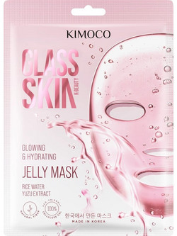 Kimoco Glass Skin Jelly Sheet Μάσκα Προσώπου για Ενυδάτωση & Λάμψη 23ml