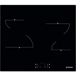 Pyramis PHC62430FMB Κεραμική Εστία Αυτόνομη με Λειτουργία Κλειδώματος