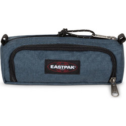 Eastpak Denim Κασετίνα Βαρελάκι με 3 Θήκες Μπλε EK0A5BKU26W1