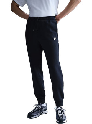 Nike Club Ανδρικό Παντελόνι Φόρμας Fleece με Λάστιχο Navy Μπλε FN3787-451