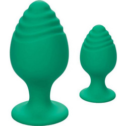 CalExotics Cheeky Σετ Πρωκτικές Σφήνες Πράσινες 2τμχ D-228503