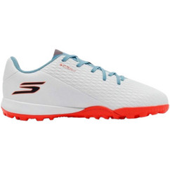 Skechers Youth TF 252164L-WTQP Παιδικά Ποδοσφαιρικά Παπούτσια με Σχάρα Λευκά