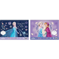 Disney Frozen Διάφορα Σχέδια Μπλοκ Ζωγραφικής A4 40 Φύλλων με Αυτοκόλλητα 564984