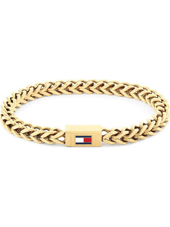 Tommy Hilfiger Ανδρικό Βραχιόλι Αλυσίδα από Ατσάλι Επιχρυσωμένο 2790648