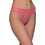 Milena By Paris Γυναικείο Sexy String με Δαντέλα Ροζ 7725