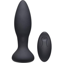 Doc Johnson Rimmer Πρωκτική Σφήνα Ασύρματη με Δόνηση 14.6cm Μαύρη