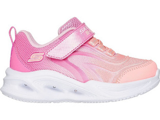 Skechers Παιδικά Sneakers με Φωτάκια Ροζ Σομόν 303713N-PKMT