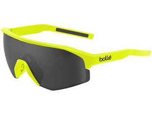 Bolle BS020008 Ανδρικά Γυαλιά Ηλίου Μάσκα Κοκάλινα Κίτρινα με Μαύρο Φακό