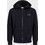 Jack & Jones Ανδρική Ζακέτα Φούτερ με Κουκούλα και Φερμουάρ Μαύρη 12265177