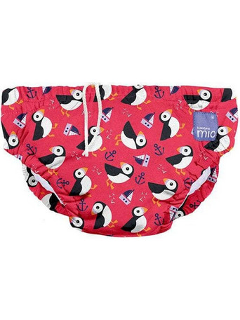 Bambino Mio Puffin Parade Βρεφικό Μαγιό Πάνα Κόκκινο