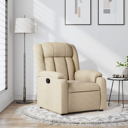 vidaXL Πολυθρόνα Relax Ανακλινόμενη Μπεζ 3205775