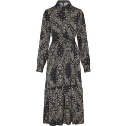 Funky Buddha Maxi Καθημερινό Φόρεμα Μαύρο FBL012-127-13