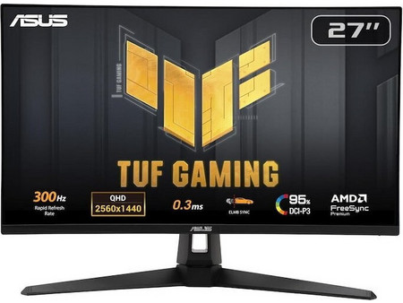 Asus TUF Gaming VG27AQM5A IPS HDR Gaming Monitor 27" 2560x1440 QHD 300Hz 1ms
