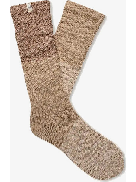 UGG Ανδρικές Κάλτσες Ψηλές με Σχέδια Μπεζ 2Pack 1172202-CHMU