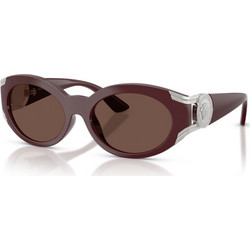 Versace VE4503U 55348D Γυναικεία Γυαλιά Ηλίου Οβάλ Κοκάλινα Καφέ με Καφέ Φακό