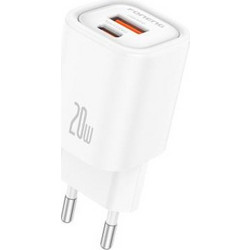 Foneng EU70 Φορτιστής χωρίς Καλώδιο με Θύρα USB-A & Θύρα USB-C 20W Power Delivery 6970462513452