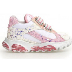 Naturino Παιδικά Sneakers Μποτάκια Λευκά Ροζ Χρυσά 001-2019003-05-2N74