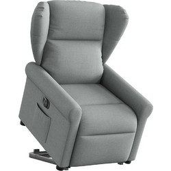 vidaXL Πολυθρόνα Relax Ανακλινόμενη Γκρι 3303394