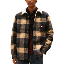 Tommy Jeans Ανδρικό Μπουφάν Χειμωνιάτικο Puffer Καφέ DM0DM22010-BDS