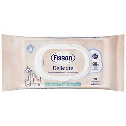 Fissan Delicate Μωρομάντηλα με Νερό Χωρίς Οινόπνευμα 70τμχ