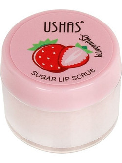 Ushas Strawberry Lip Scrub Pot 15gr