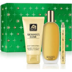 Clinique Aromatics Elixir Perfume 100ml + 10ml + Body Smoother 75ml
