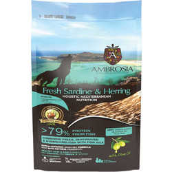 Ambrosia Holistic Mediterranean Hypoallergenic Puppy Grain Free with Fresh Sardine & Herring 5kg