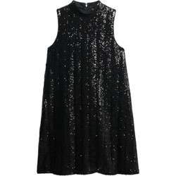 Superdry Mini Φόρεμα για Γάμο / Βάπτιση & Παγιέτες Μαύρο W8012035A
